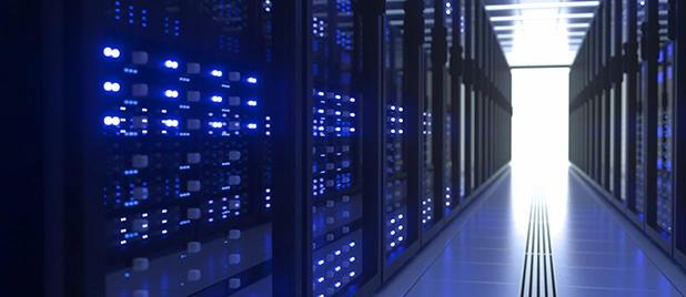 Sala de servidores para gestionar mantenimiento y outsourcing IT para empresas